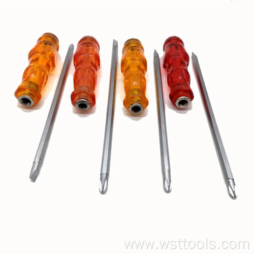 Crystal Screwdriver Go-through Magnetic Screwdriver